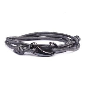 New Unique NWT Gray UNiSEX Wrap Rope Bracelet